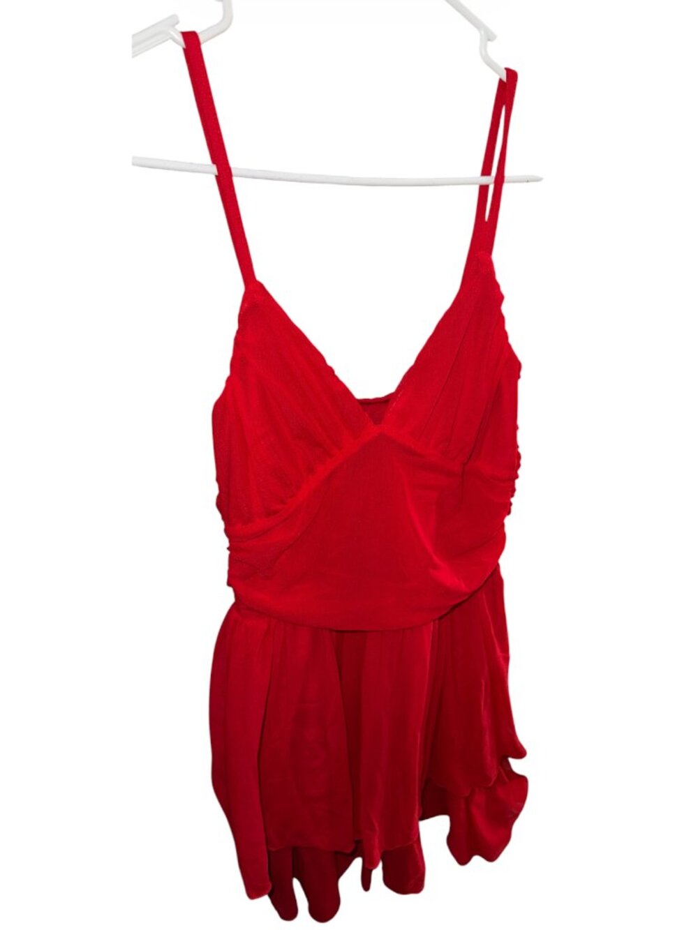 Mokoru Red Women's Spaghetti Strap Mini Dress Size XS